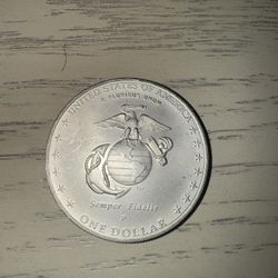 USMC 2005 Silver Dollar