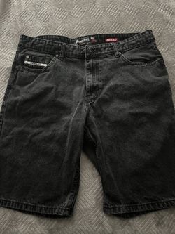 VTG Y2K Ecko UnItd Jean Denim Distressed Faded Black