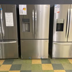 New Frigidaire Bottom Freezer Refrigerator‼️