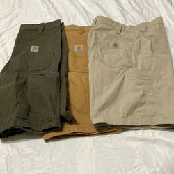 Carhartt Short Pants : 3 Pairs 