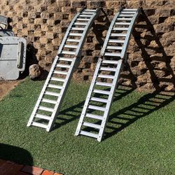 ATV folding ramps