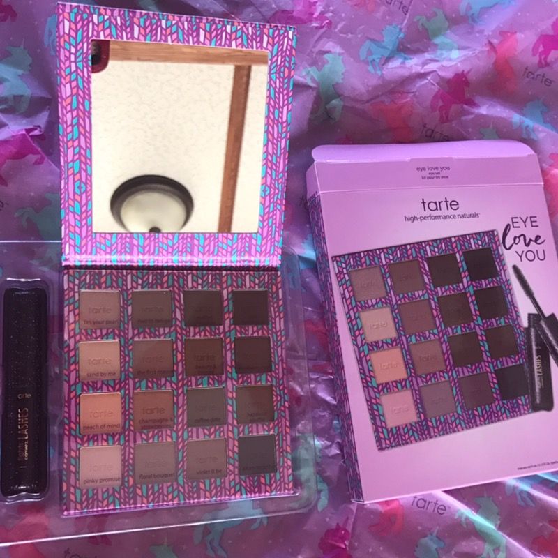 TARTE LIMITED EDITION EYE LOVE YOU PALETTE & MASCARA GIFT SET