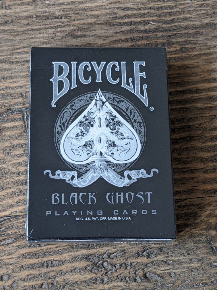 Black Ghost Playing Cards First Edition