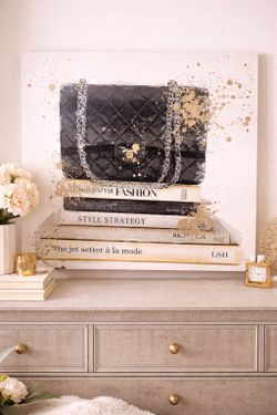 Chic Designer Style Wall Art ✨ Luxury Fashion Canvas (Large)