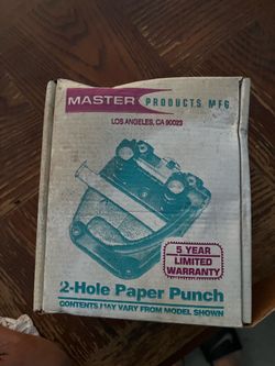 2 hole puncher