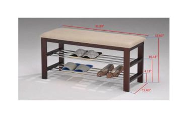 Shoe Bench Rack 