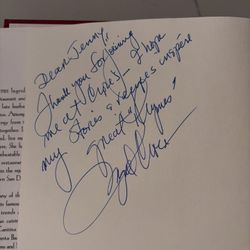 Jim Croce’s Widow, Ingrid Croce, Signed Book - Thyme In A Bottle. 