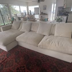 Large Down Sectional Couch - Perfect Condition