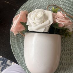 Hanging Pots W Artificial Flowers 2 For 10