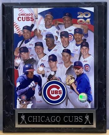 2004 Chicago Cubs Team 8x10 Photo Plaque