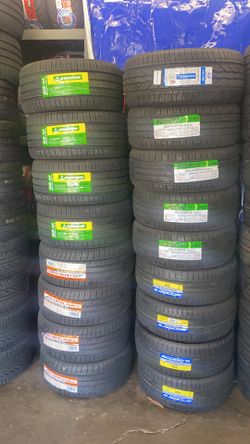 All season 17” 18” tires in stock starting at $269 set of 4 installed balanced