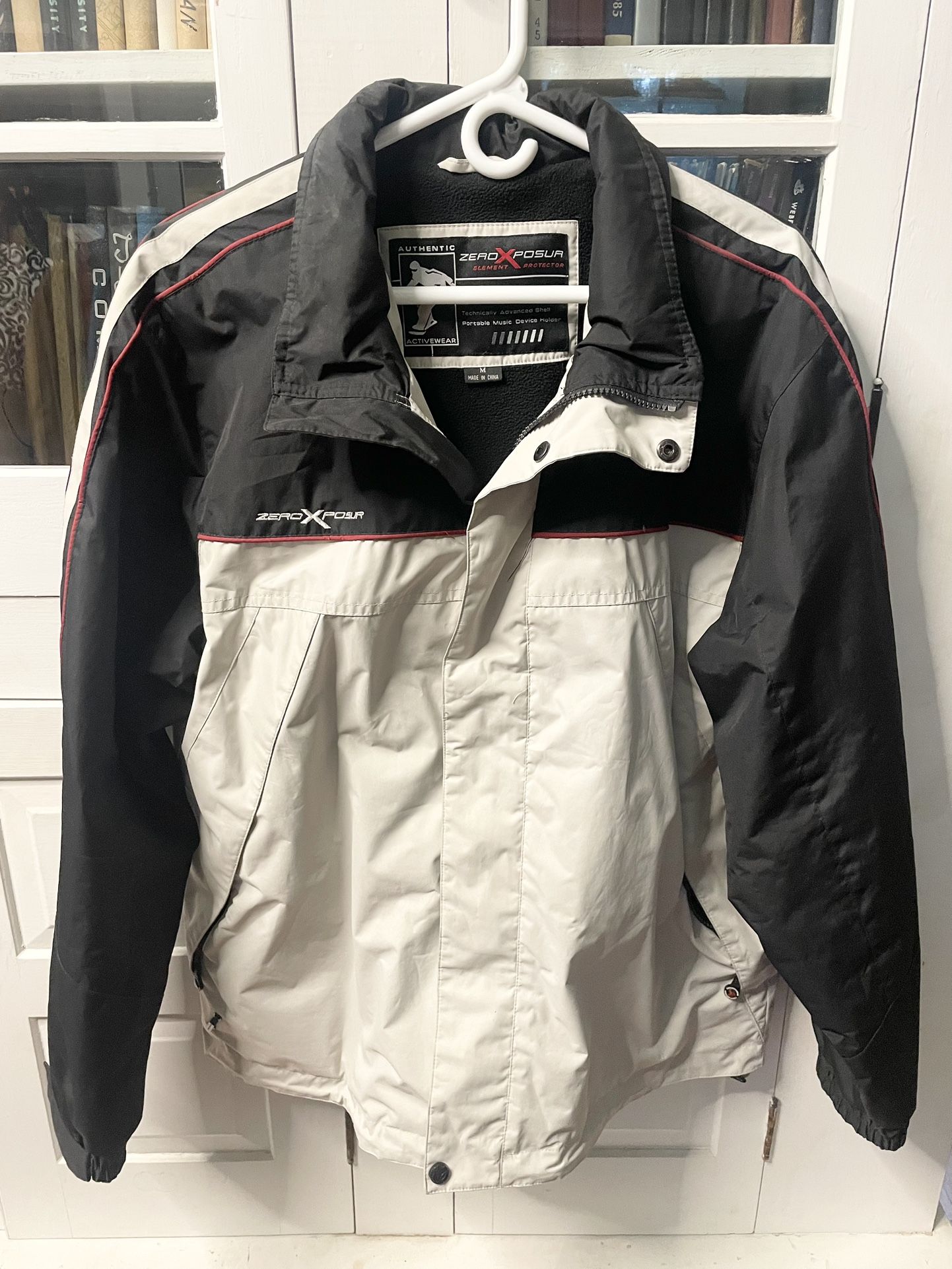 ZeroXposur Jacket Mens Polyester Full Zip Hooded Coat Jacket Size M VG
