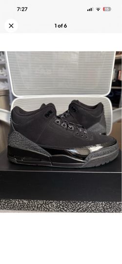 Jordan 3 Retro  "Black Cat" (2025) SIZE: 10.5 BRAND NEW Authentic
