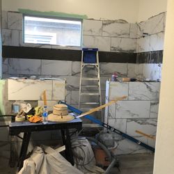 Installation of all types of tiles