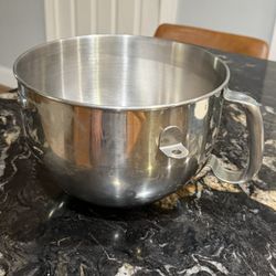 KitchenAid 6 Quart Stainless Steel Mixer Bowl For Bowl-Lift Stand Mix