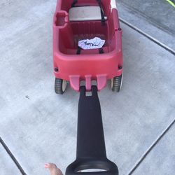 Kids Toddler one step pull wagon