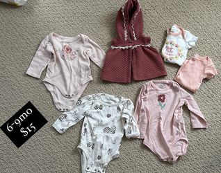Baby Girl Clothes 6-9 Month