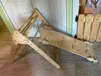 Wooden Toddler Gym/Climber/Slide