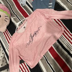 JUICY long sleeve pajama top