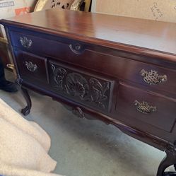 Antique Lowboy Cedar Chest 