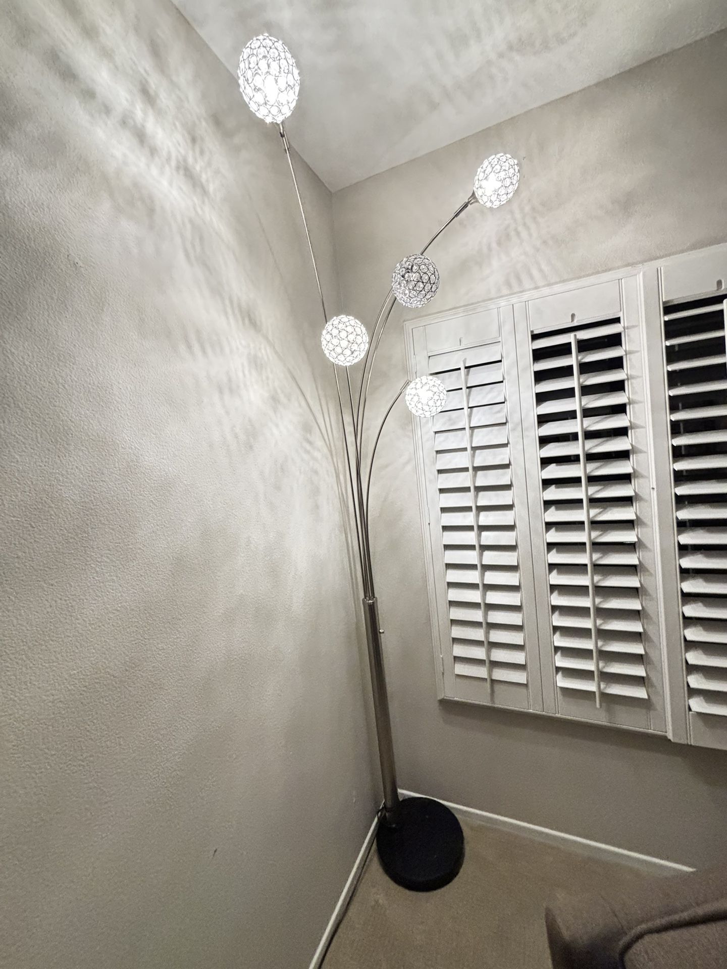 Crystal Ball Floor Lamp