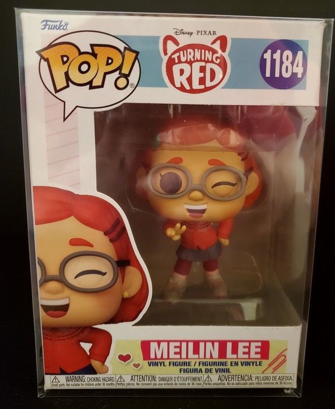 Turning Red Funko Pop Collection #1184 Meilin Lee & #1185 Red Panda Mei