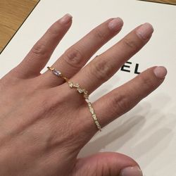 14k Gold Rings Size 7-8 