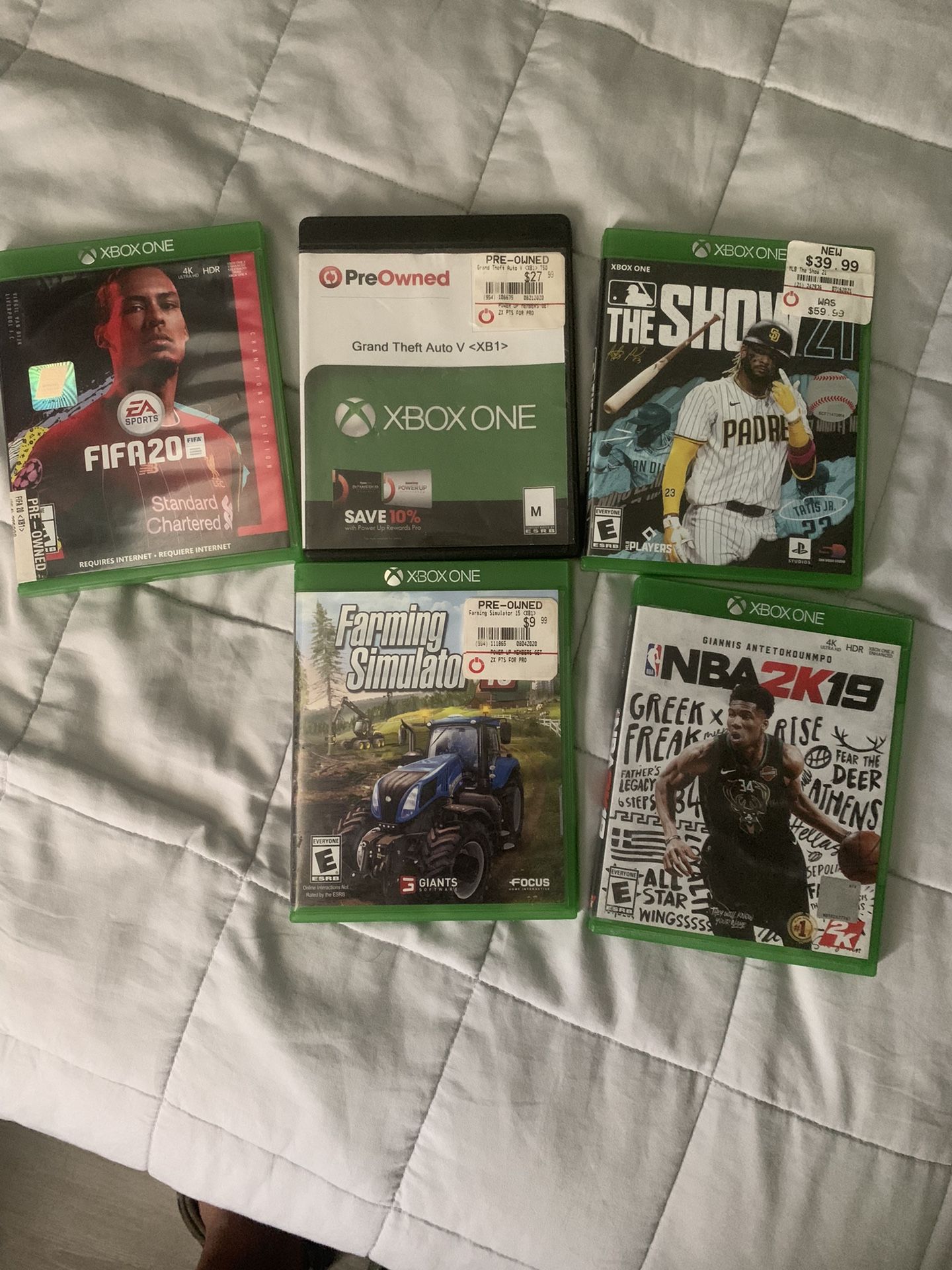 Xbox One X With Accessories