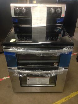 Whirlpool double oven Electric Range stainless steel