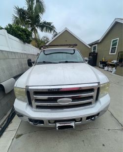 Ford F-250 White Work Truck