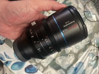 SIRUI 50mm T2.9 Anamorphic Manual Focus Lens for Sony E-Mount. Never used.
