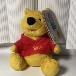 Disney Mattel Winnie the Pooh Beanbag Friend 6” Beanie Plush Arcotoys Toy