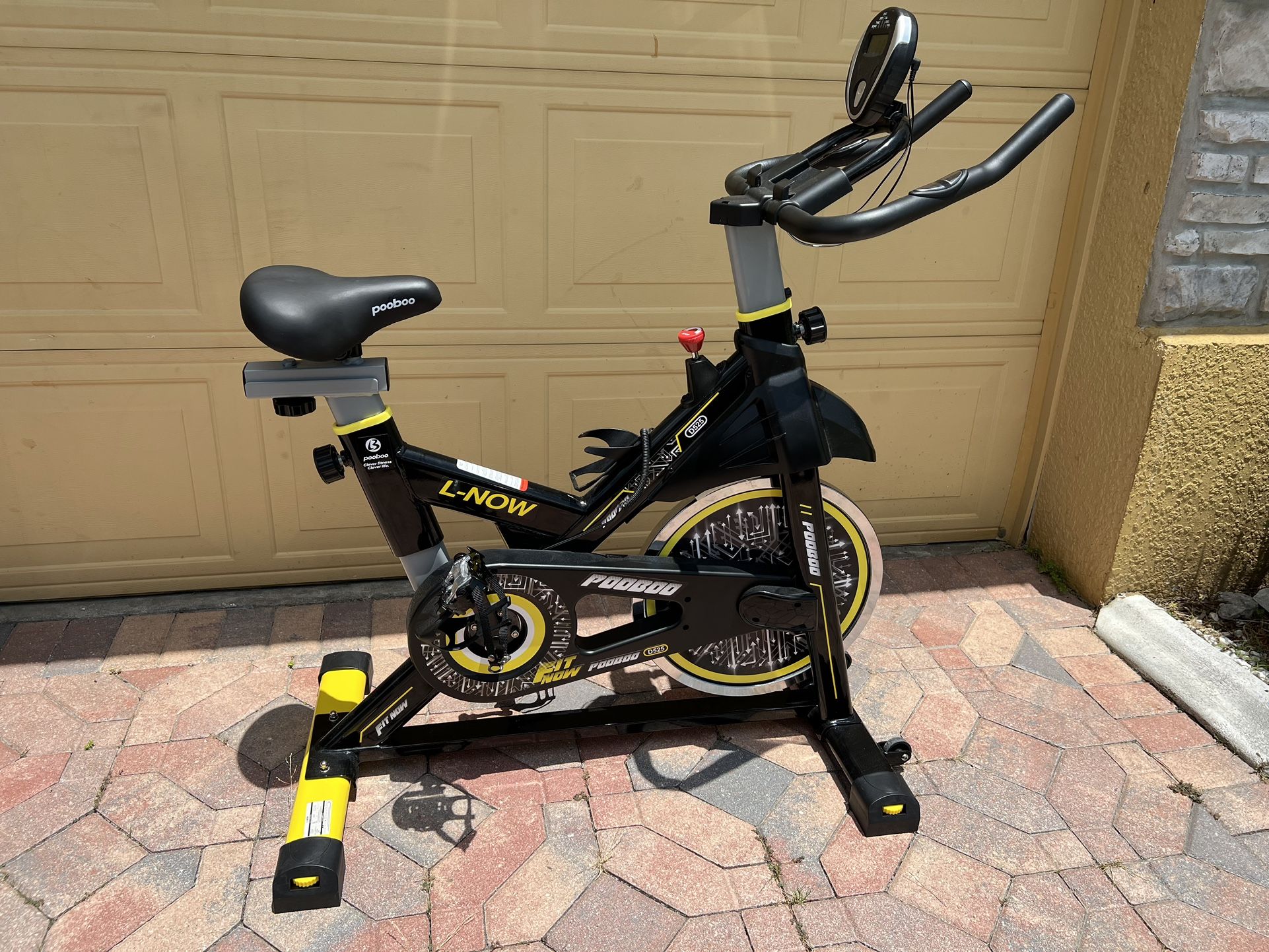 Pooboo D525 Indoor Cardio Workout Machine Home Gym Stationary Cycling Fitness Home Exercise Bike