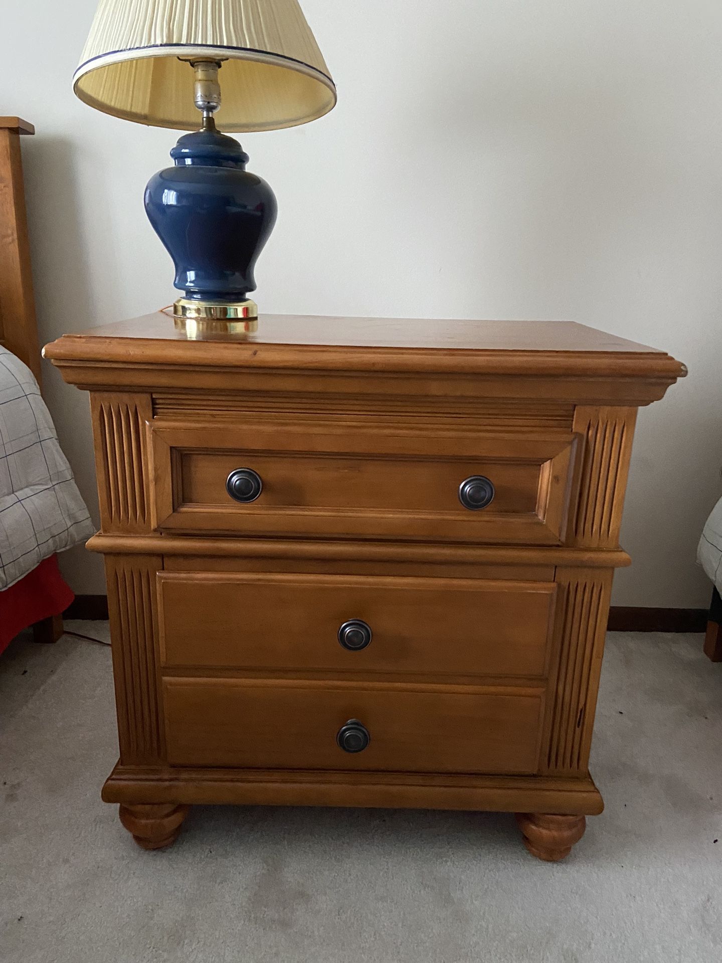Klaussner Wood Nightstand 2 Drawer