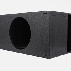 Rockville RQB15 15" QBOMB Vented Sub Enclosure Box, Bedliner Finish 3.85 Cu Ft