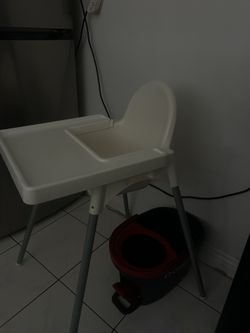 white high chair