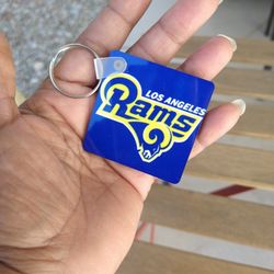 Rams Customized Keychain 