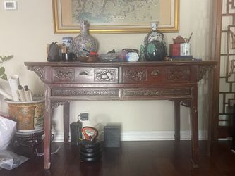 Vintage Chinese sofa Table