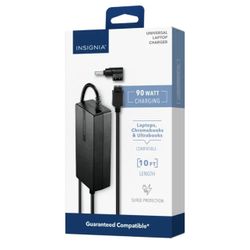 Insignia™ - Universal 90W Laptop Charger - Black