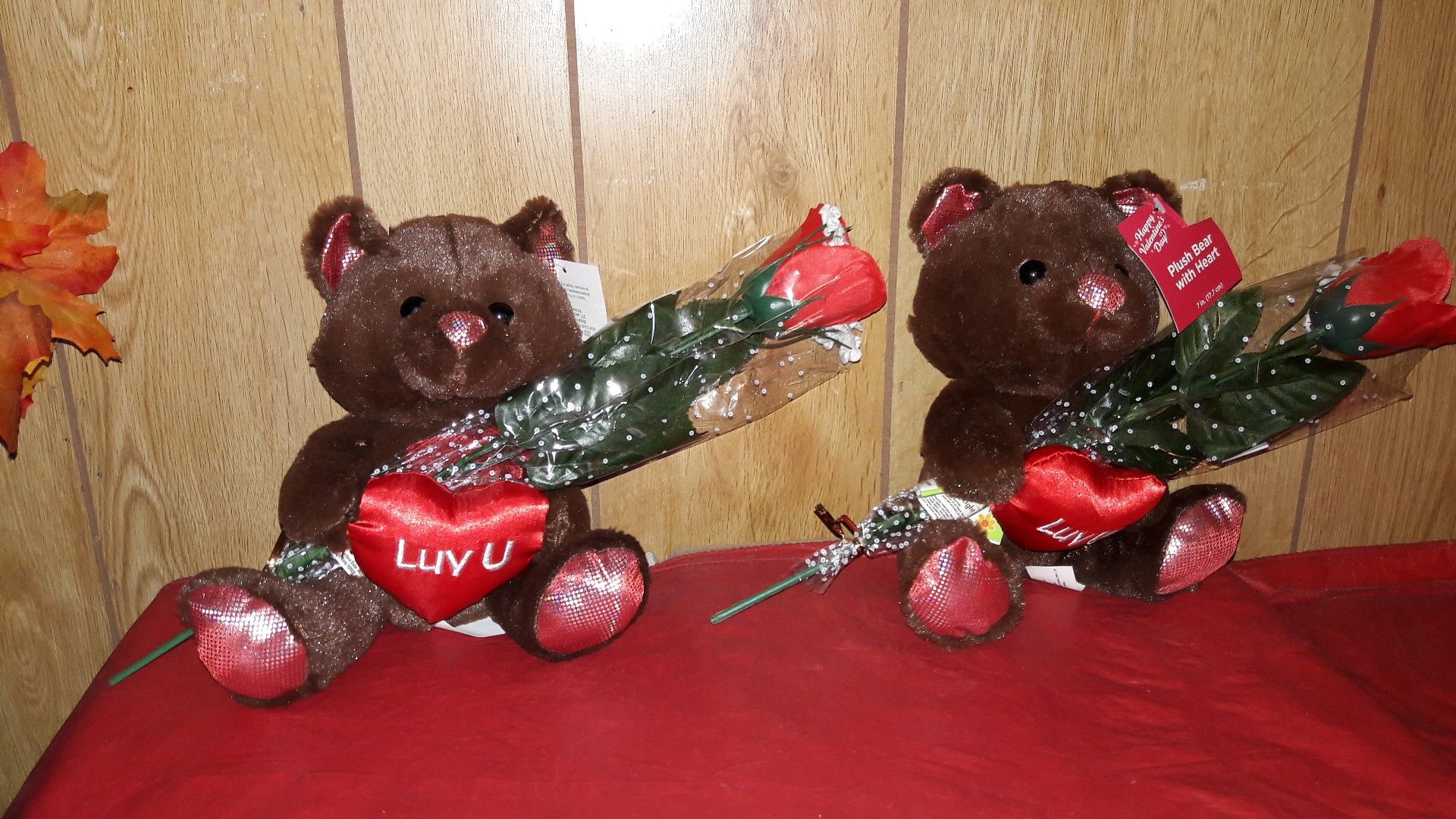 Bears with Lighted Rose