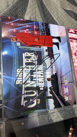 WWE autographed photo GUNTHER