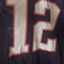 New England Patriots Tom Brady Number #12 NFL Field Jersey 2x Large