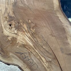 Cherry Edge Wood Slab