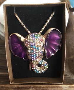 Elephant Pendant Necklace