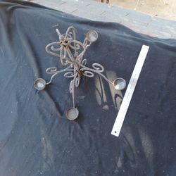 Vintage Wrought-iron  Hanging Candle Holder