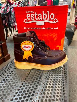 Zapatos de piel para trabajar marca Establo