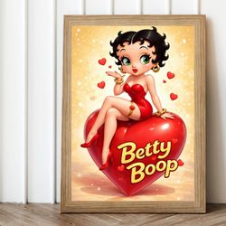 Wall art decor Betty Boop