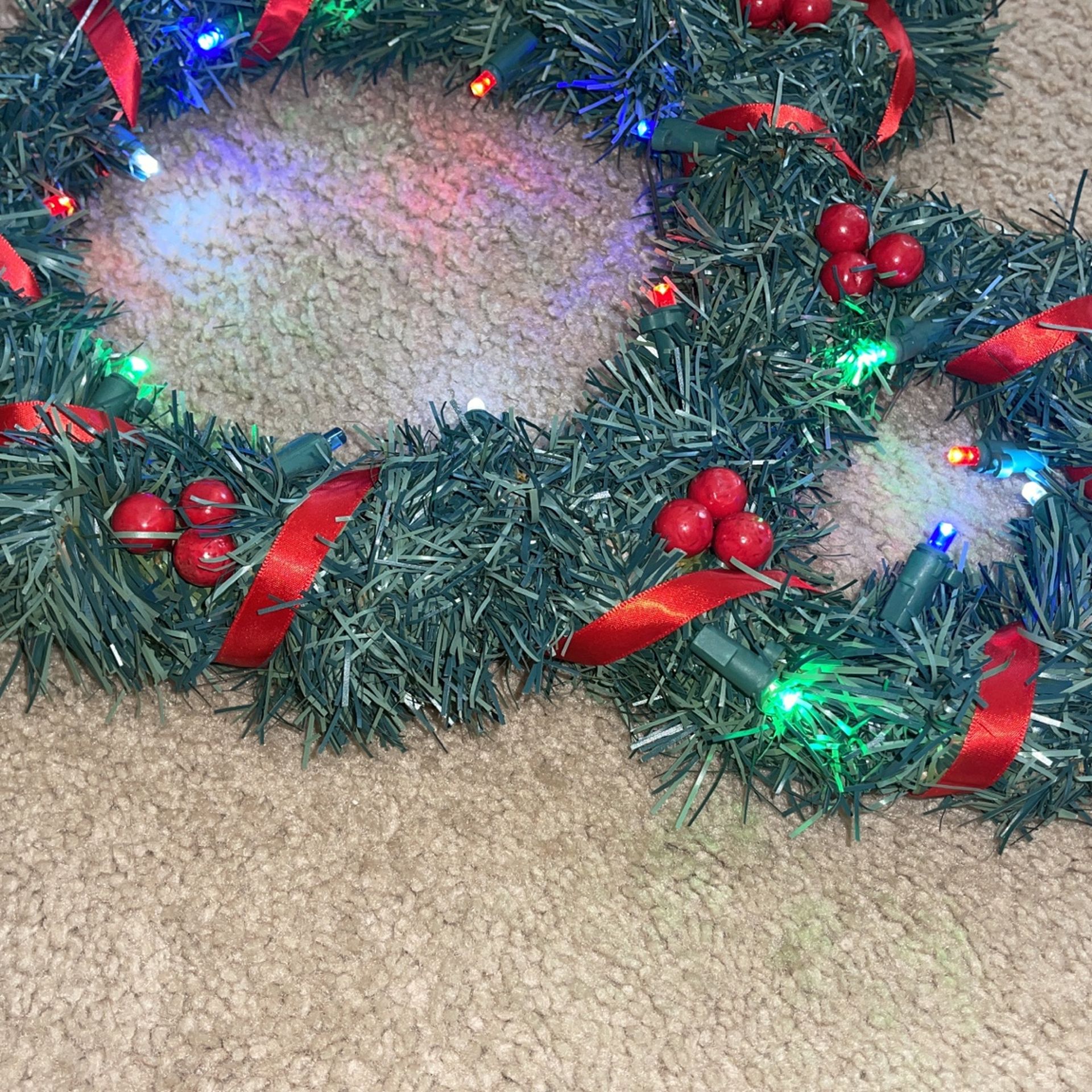 Christmas Disney Mickey Mouse Wreath 17”