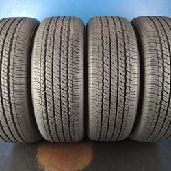 235 65 17 SET(4) (S138) YOKOHAMA AVID S34  80% TREAD 