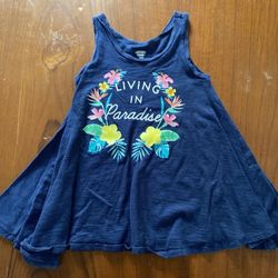Old Navy Toddler Size 2T Tank Top Summer Dress/Tunic Sleeveless Gently Used